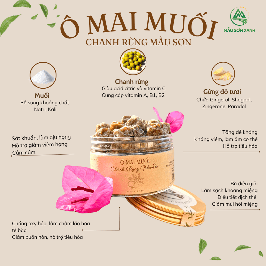 Ô mai Muối Chanh rừng