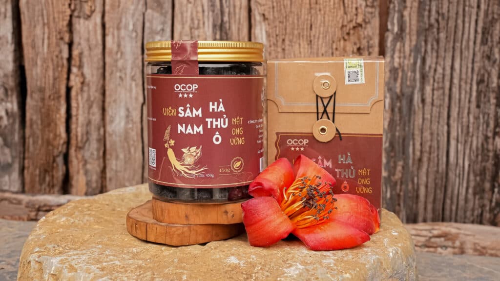 Viên Sâm Nam Hà Thủ Ô Mật ong vừng