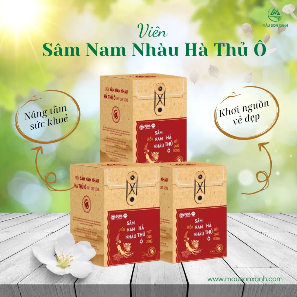 Viên Sâm Nam Nhàu Hà Thủ Ô